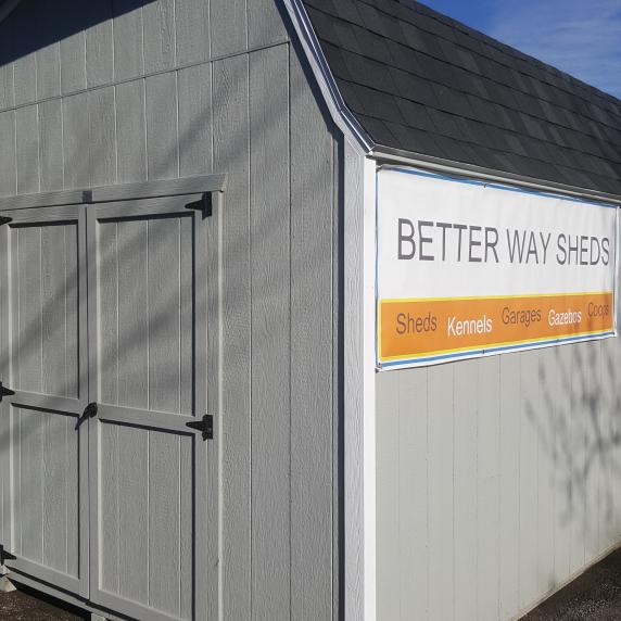HighWall style Storage shed Better Way Sheds